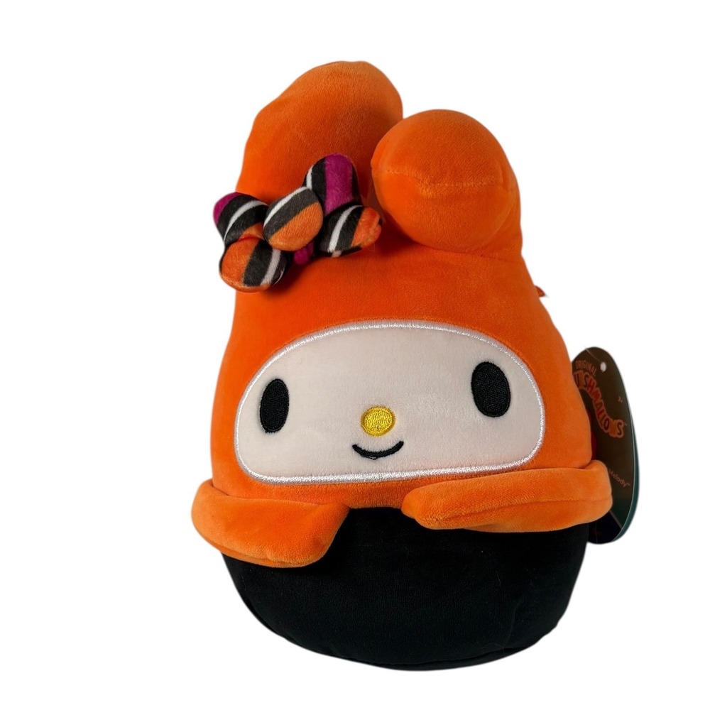 Squishmallows My Melody Plush Kids 8 Inch Orange New Halloween Pumpkin Sanrio